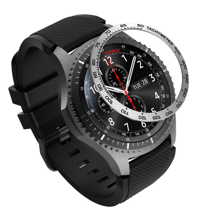 Кольцо для Samsung Gear S3frontier стальное кольцо с циферблатом клеящееся покрытие металл