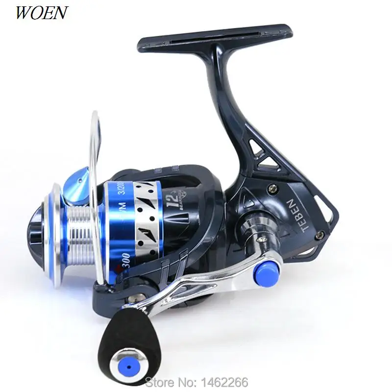 

WOEN GTS1000--6000 Full metal wire cup Fishing reel spinning wheel 12BB Reservoir Rock fishing wheel