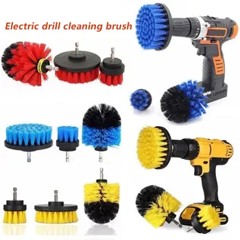 

Drill Brush Kit Electric Drill Brush Durable 3pcs/Set 3 Colors Drill Hole Cleaning Tools General Cleaning Churn Drilling
