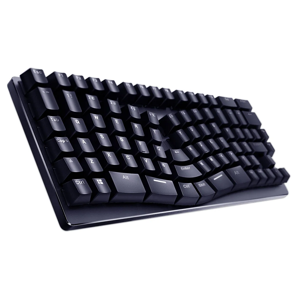 X-BOWS X BOWS ERGONOMIC MECHANICAL KEYBOARD with Gateron switch software for programming type C USB