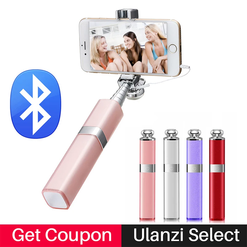 Ulanzi Универсальный Беспроводной мини селфи палка Bluetooth Селфи Стик монопод для iPhone