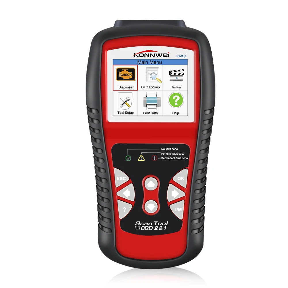 

KONNWEI KW830 OBD2 ODB2 Automotive Scanner for Car Diagnosis Universal Auto Fault Error Code Reader ODB2 Car Diagnostic Scanner