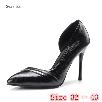 

Summer High Heels Women High Heel Shoes Pumps Stiletto Woman Party Wedding Shoes Kitten Heels Small Plus Size 32 33 -40 41 42 43