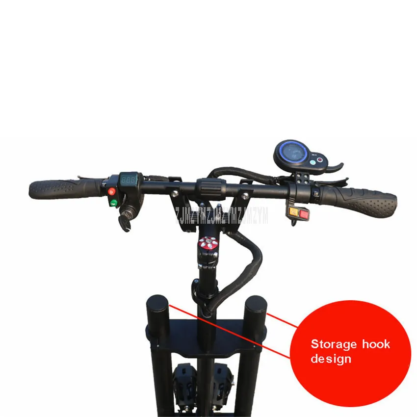 Discount 60V 20AH Dual Drive 1600W*2 Off-road Electric Scooter Skateboard Foldable E Scooter Skate Board 11 inch Wheel Mileage 60-70km 2