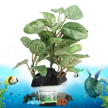 Водное растение пластиковое дерево Украшение Аквариум Искусственный аквариум