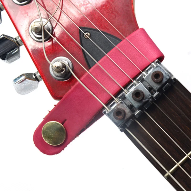 1 шт. Акустическая гитара шейный ремень Кнопка подголовник адаптер Синтетическая кожа с металлическим крепежом гитарные части и аксессуары