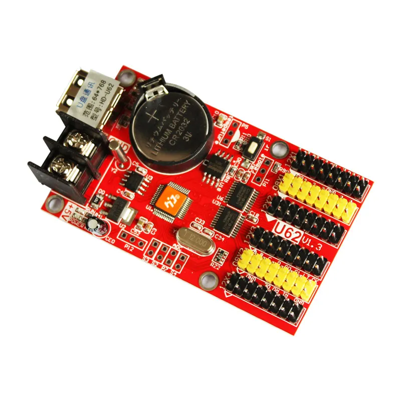 huidu HD-U62 U-disk single color led card for single color and two colors led video display modules