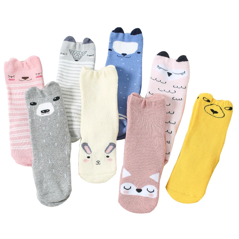 Lovely Newborn Baby Animal Cotton Soft Socks Infant Boys Girl 0-36Month Socks