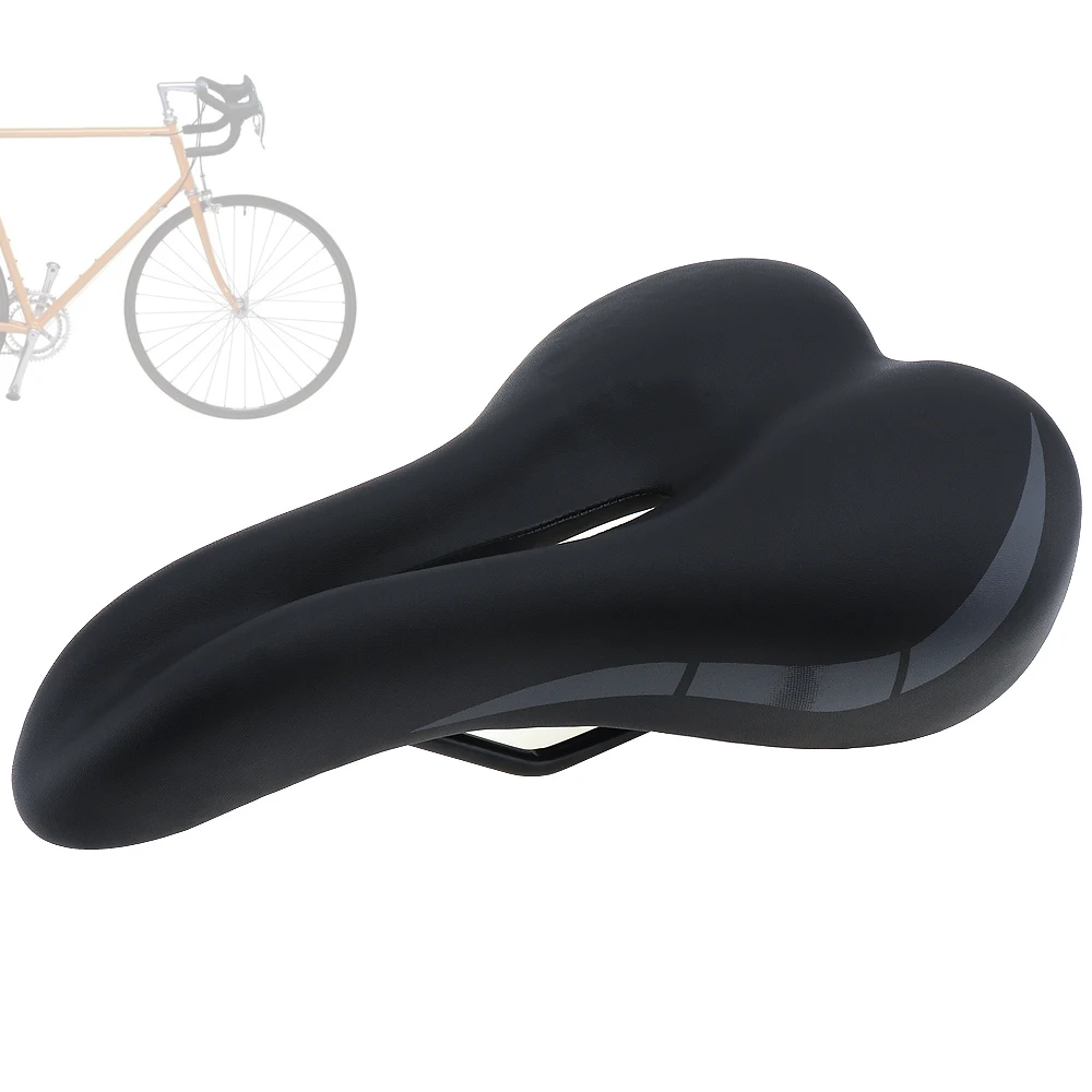 

New Thickened Soft High-end Cycling Bike Saddle Seat with Hollow Breathable Design for Mountain Bicycle