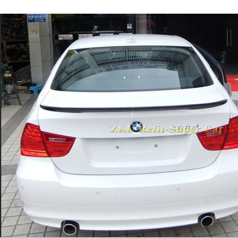 P Стиль углеродное волокно задний багажник крыша губа спойлер окно крыло для BMW 3