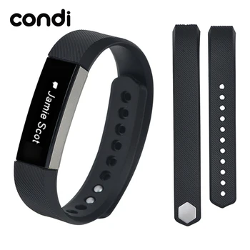 

Condi Colorful Rubber Anti-fading Replacement Wrist Strap of Original Fitbit Alta Wristband Bracelet for Man and Woman No Watch