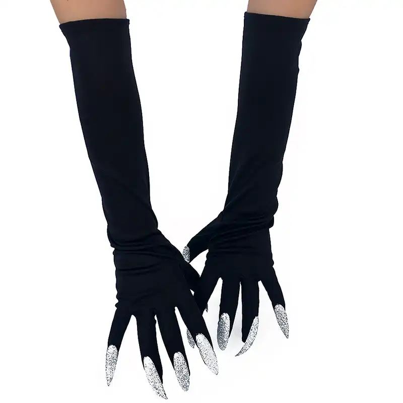New Long Fingernail Glove Halloween Party Cosplay Props Costume