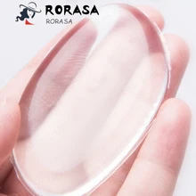RORASA силиконовый 2 шт косметический пуф профессиональная пудра BBcream основа для лица прозрачная пуховка-губка для макияжа инструменты аксессуары