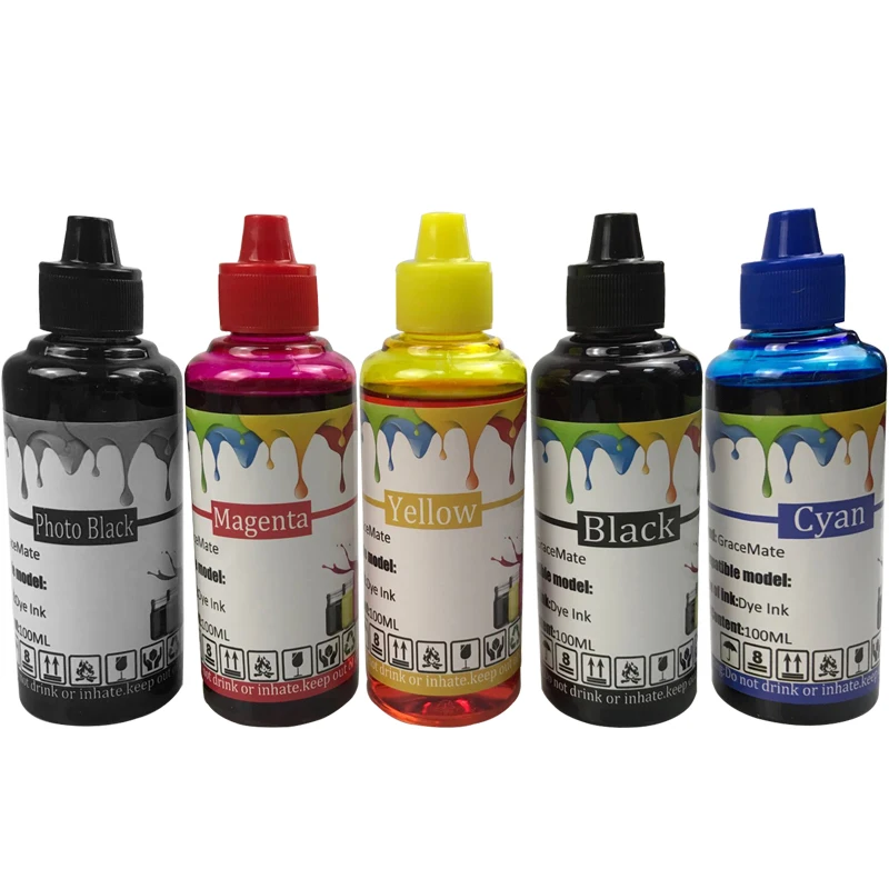 

Compatible refill ink bottle PGI650 500ml for Canon Pixma MG5560 MG5660 MG6460 MG6540 IP7260 ix6860 MX726 MX926 Printer