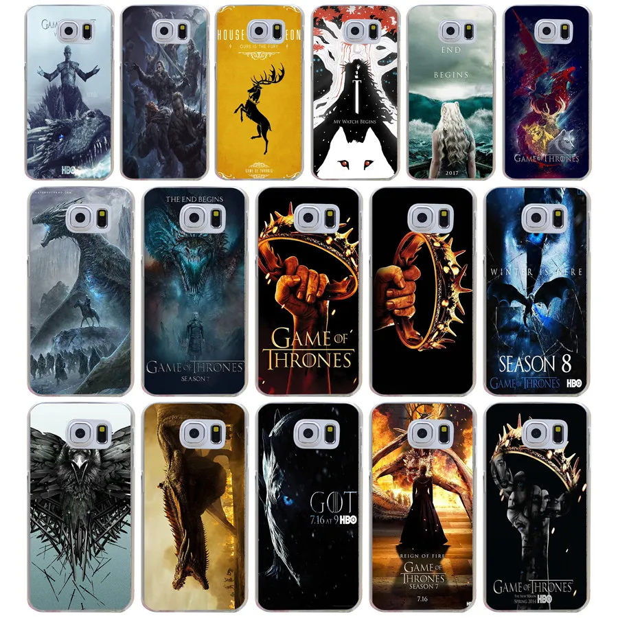 

98DD Game of Thrones Season 7 Gots7 Hard Transparent Cover Case for Samsung Galaxy S4 S5 Mini S6 S6 S8 S9 edge plus S7 Edge