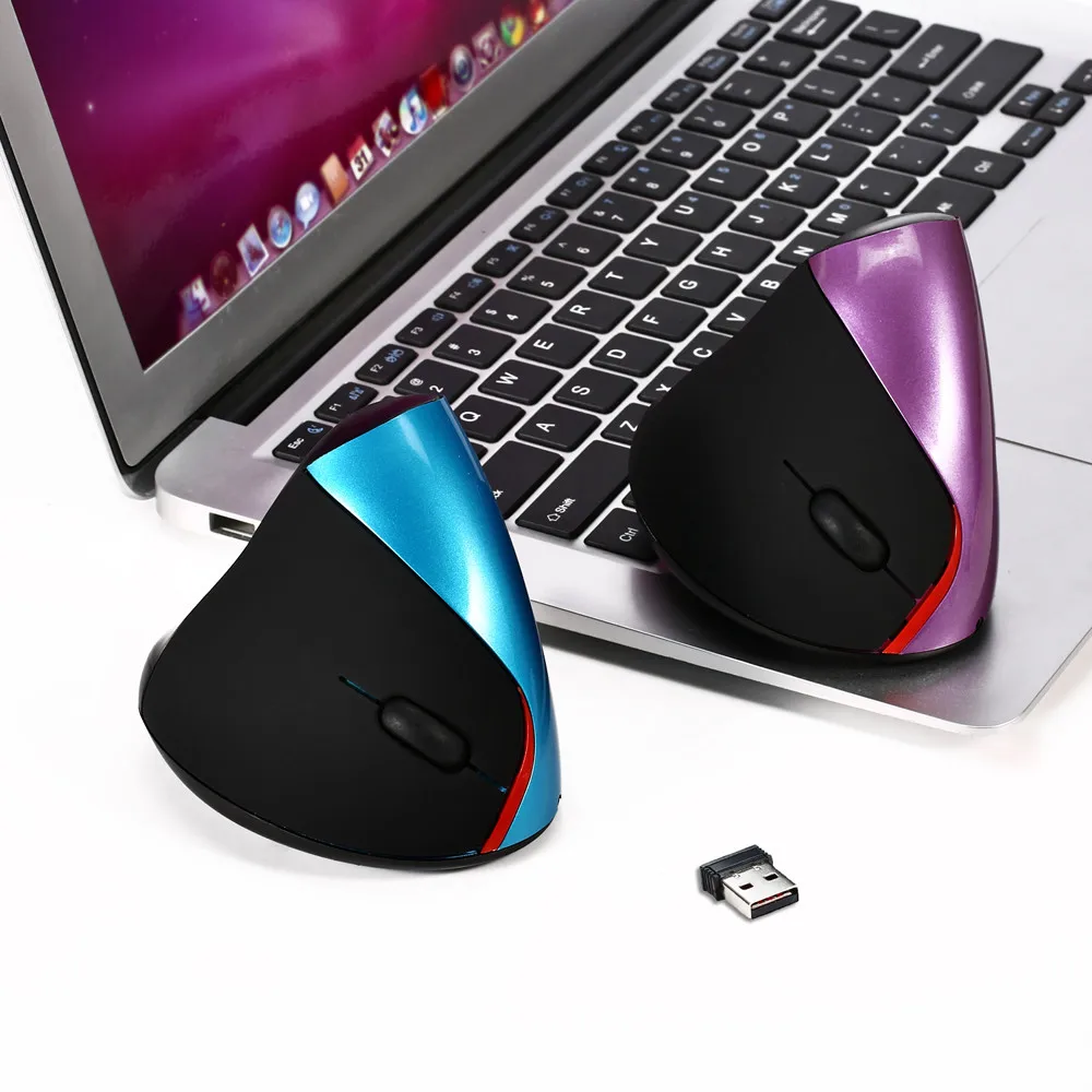 Профессиональная мышь Inalambrico USB беспроводная мышь 2,4 ГГц эргономичный дизайн вертикальная мышь 2400 dpi USB мыши для ноутбука ПК