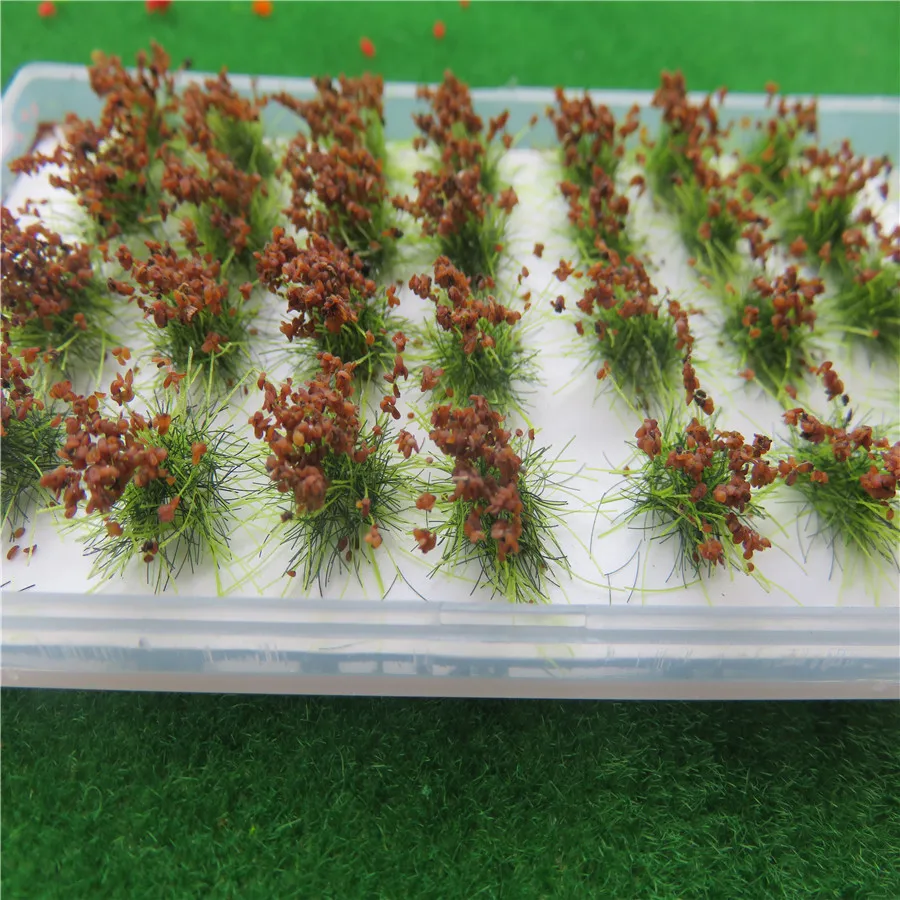 architecture model grass train layout 02