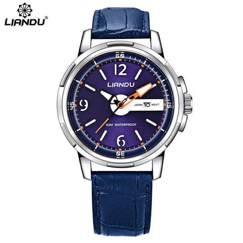 

LIANDU Men's Fashion Army Military Sports Watches Men's Quartz Clock Man Luminous Wrist Watch Relogio Masculino