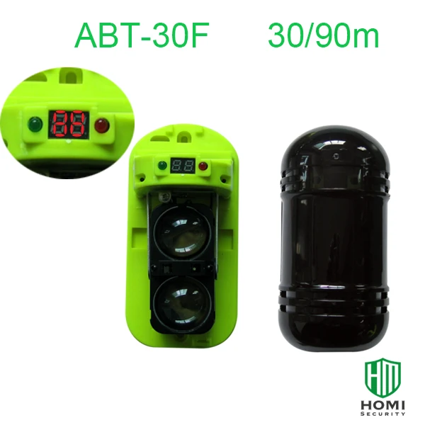 

ABT Series 2 Beams ABT-30F Digital Active Infrared Detector 8 Channel Beam New LCD Signal Display Dual Beams