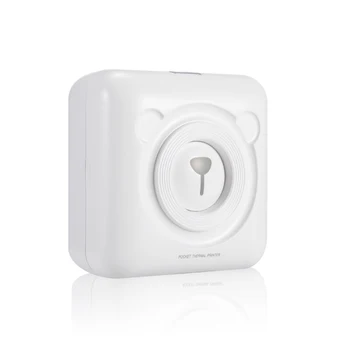 

1pcs r Mini Wireless POS Thermal Picture Photo Printer Portable Thermal Bluetooth Printe for Android IOS Mobile Phone
