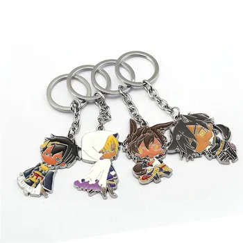 

HSIC 10PCS/LOT Wholesale Cartoon Touken Ranbu Online Keychain Cartoon Figure Anime Surrounding New Game Key Ring Holder 102196
