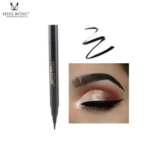 Мисс Роуз Черный Eye Liner Макияж инструменты Водонепроницаемый долговечная жидкость подводка для глаз не головокружение Красивая необходимая подводка Карандаш MS062