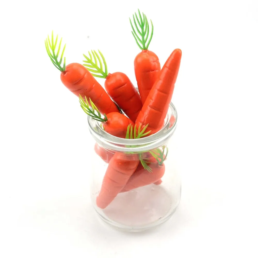 Mini Carrots Artificial Fruits and Vegetables for Decoration