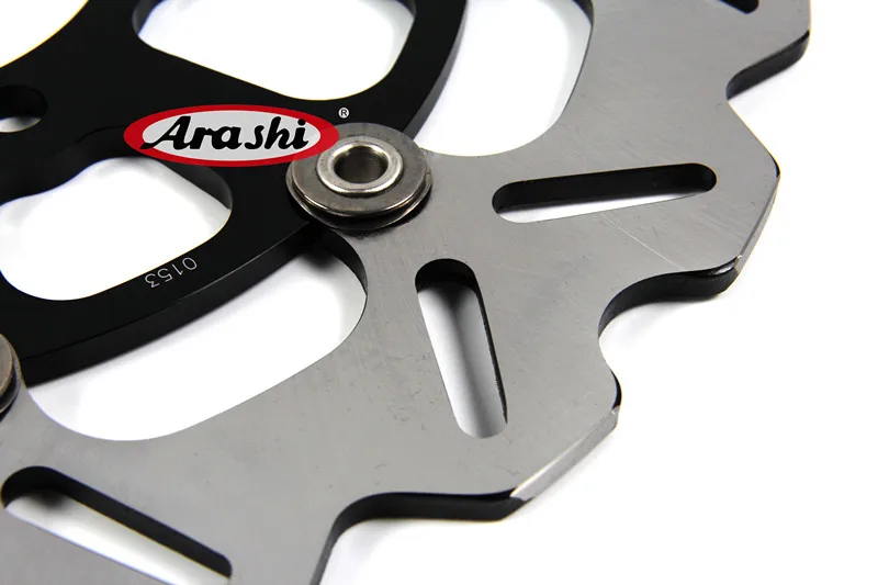 Arashi 1 пара для HONDA CBR954RR CBR954 RR 2002 2003 ЧПУ передний тормозной диск тормозной ротор мотоцикл плавающий диск CBR929RR - Цвет: Black