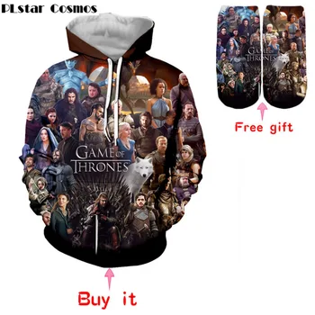 

PLstar Cosmos The white walkers Ghost 3D Printed Popular TV Game of Thrones Men/Women pullover casual Hoodies Sweatshirts Tops