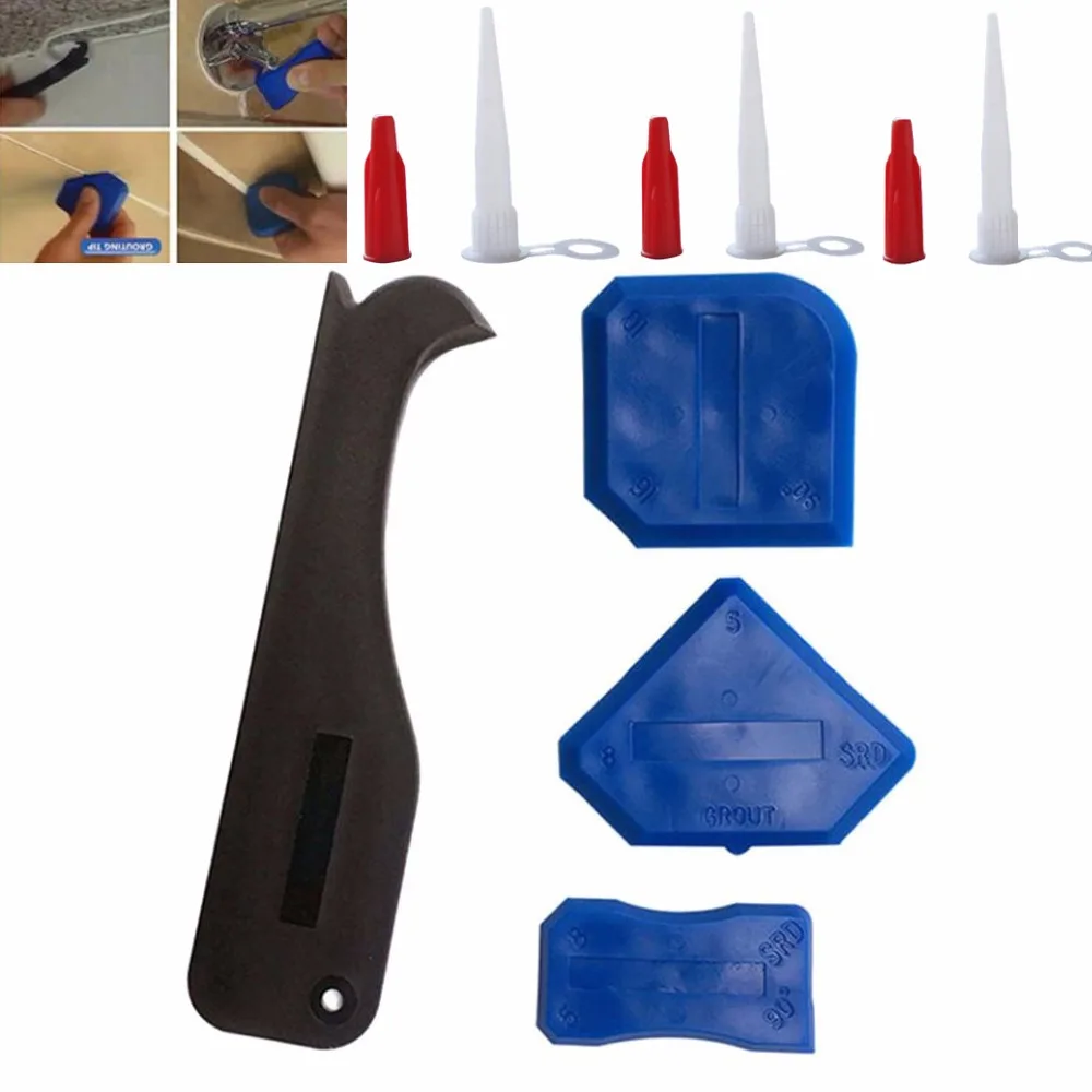Free Shipping Caulking Tool Kit Caulk Caps Sealant Finishing Screw Caps