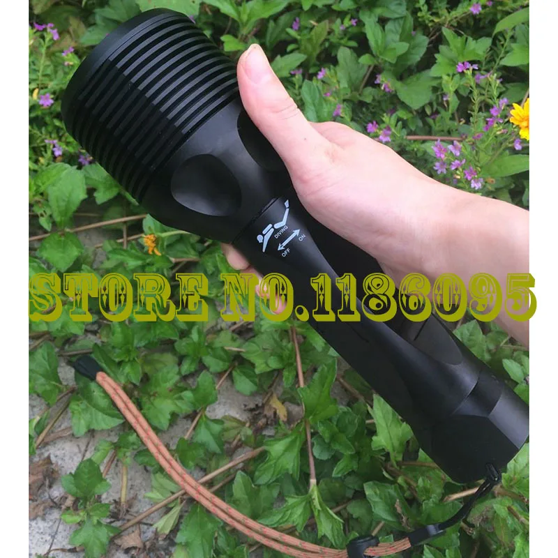 

Free shipping Trustfire TR-DF005 DF005 Diving Flashlight 5*U2 L2 LED Torch Diving Waterproof Torch 200m without 26650 battery