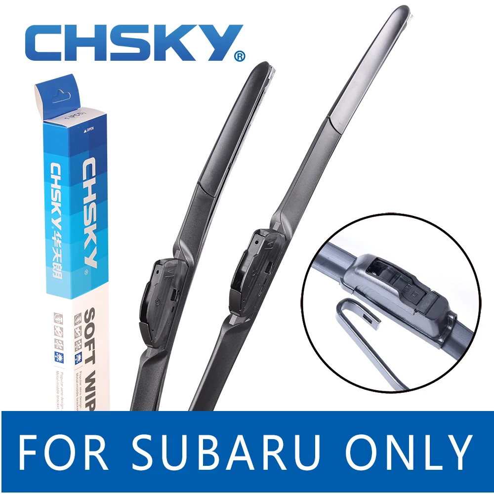 

CHSKY Front Car Windshield Wiper Blade for SUBARU Forester Outback Legacy Impreza WRX BRZ XV Tribeca Auto Windscreen Wipers