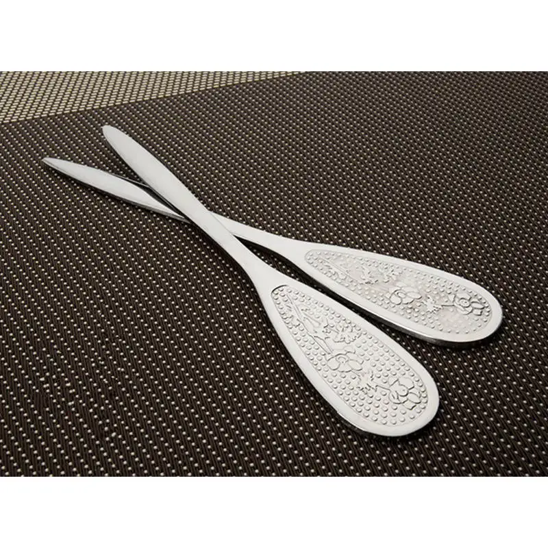 

DoreenBeads Chinese Style Stainless Steel Tea Cutters Puer Dark Green Tea Knife Creative Needle Coffee & Tea Tool 155*25mm 1PC