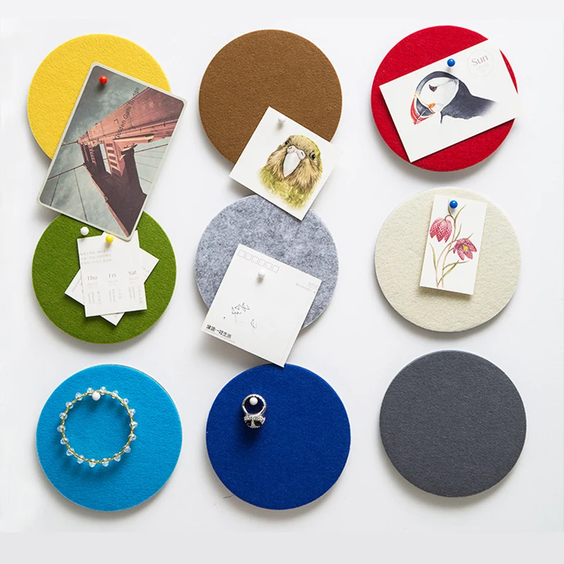 Multi round multipurpose Home Furnishing felt stickers sticking