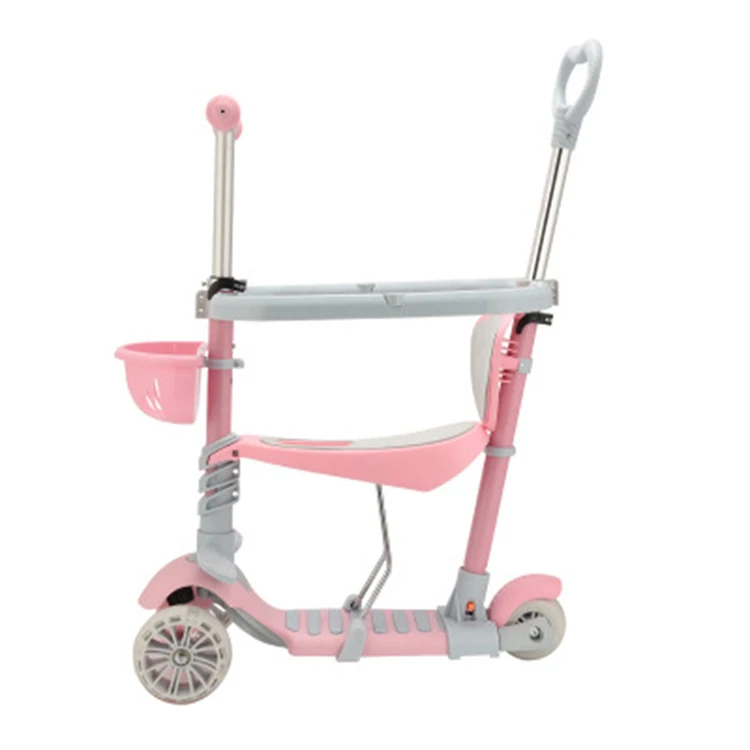 Детский самокат для детей 5 в 1 PU 3 колеса мигает качели автомобиль Лифт 2-15 лет коляска-велосипед игрушки на открытом воздухе