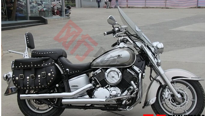 Мотоцикл хромированный металл защита двигателя для Yamaha Vstar DS1300 2007 2008 2009