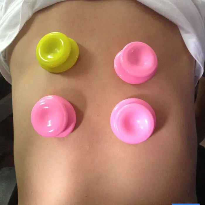 Natural Silicone Cupping Therapy Massage Health Care Small Body Anti Cellulite Vacuum Massager Cups Tool Ventosa Terapia 4