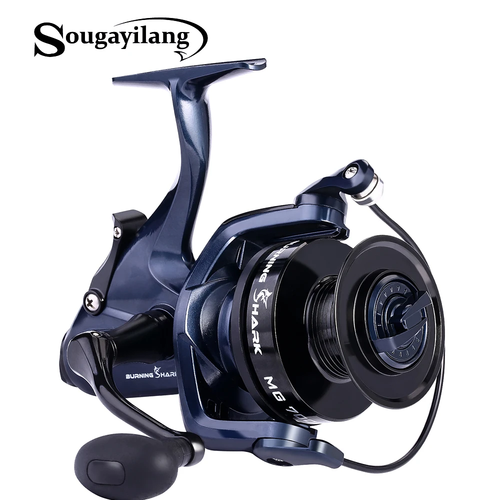 Sougayilang MG7000 الغزل بكرة 13 + 1BB صب البحر الصيد بكرة تغذية الكارب بكرات الصيد معالجة لفائف دي Pesca 9 -14 كجم السحب الأسماك Sougayilang MG7000 الغزل بكرة 13 + 1BB صب البحر الصيد بكرة تغذية الكارب بكرات الصيد معالجة لفائف دي Pesca 9 -14 كجم السحب الأسماك