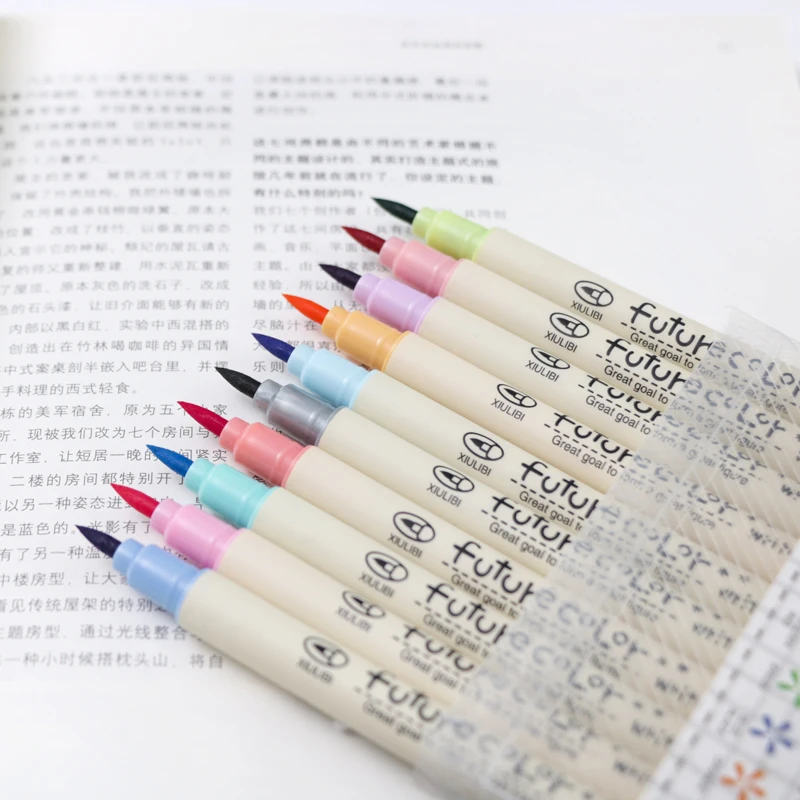 colour brush pen