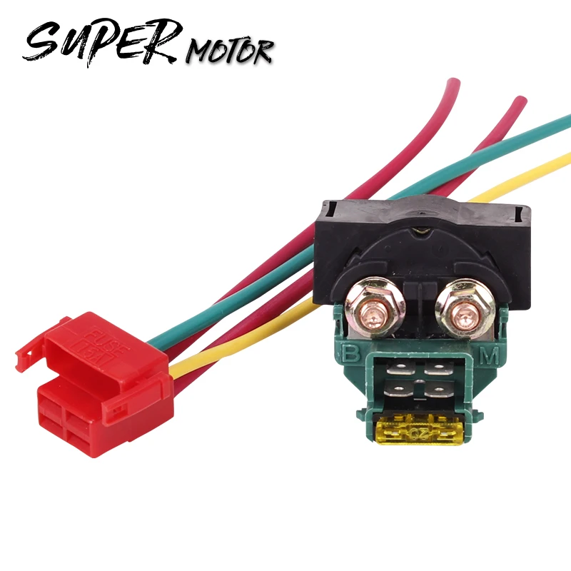 

Electrical parts lgnition key switch starter solenoid Relay with Plug for HONDA CBR250 MC19 CBR400 MC23 VFR400 NC30 Motorcycle