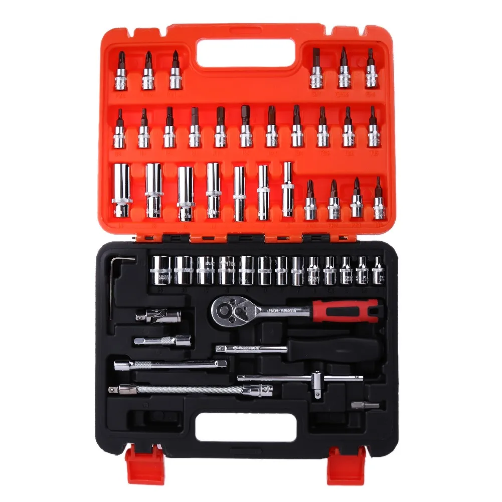 

53 Tools Set Car Fix Tools Multifunction Household Home Use Hand Tools Professional Combination Repair kits Universal