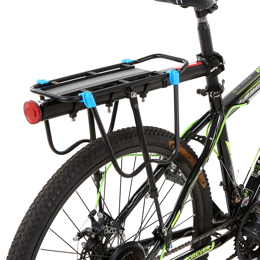 Top Mountain Bike Bicycle Cargo Racks Aluminum Bicycle Luggage Carrier MTB Bicycle Mountain Bike Road Bikes Rear Rack Black 13