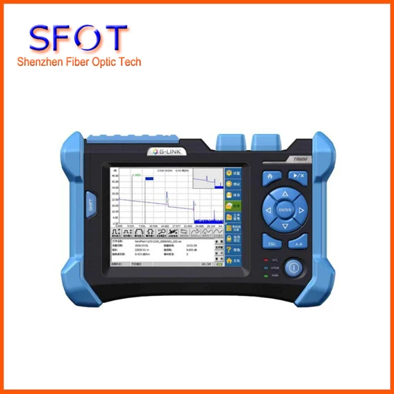 OTDR TR600 with 1310/1550nm 32/30dB Visual Fault Location