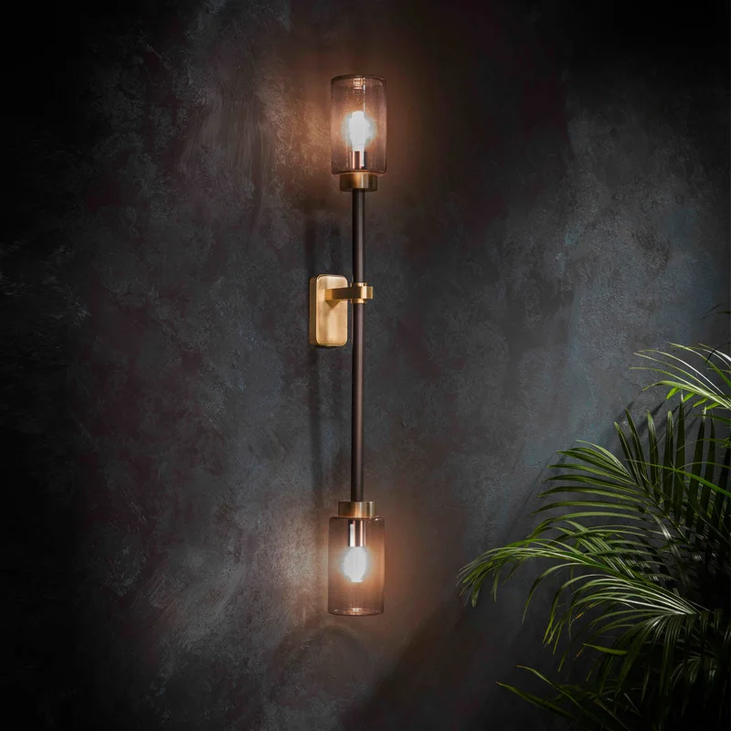 

Nordic Wandlamp Modern Glass Lampshade Wall Lamp for Bedroom Luminaria Living Room Study Home Deco E14 LED Wall Light Fixtures