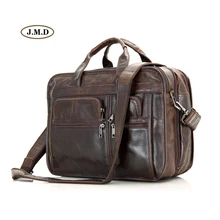 Уникальный дизайн, натуральная винтажная кожа, мужской портфель, три элемента, Мужская многофункциональная сумка-мессенджер 7093C