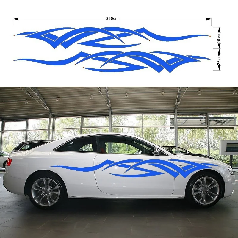 Аксессуары для кузова автомобиля 230x26 см|Наклейки на автомобиль| |