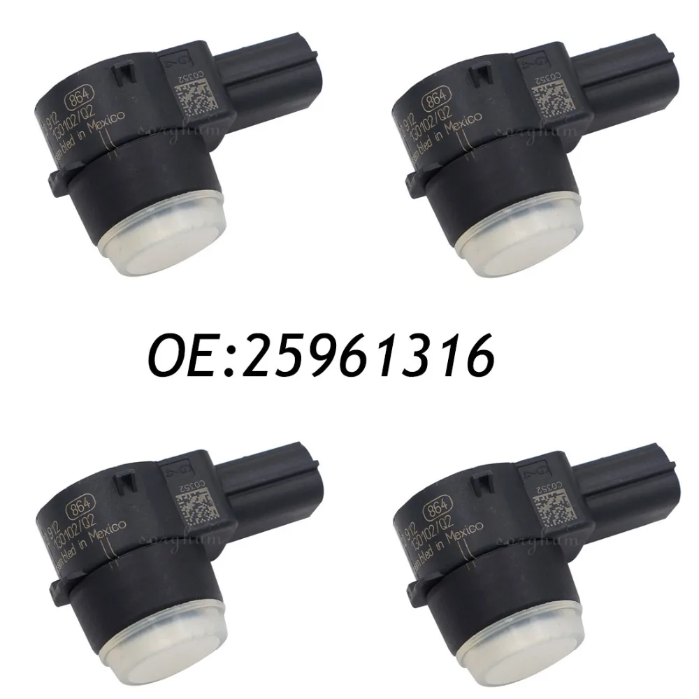 4PCS 25961316 For G M Backup Reversing Parking Assist Object Sensor PDC O ring 15239247 263003916