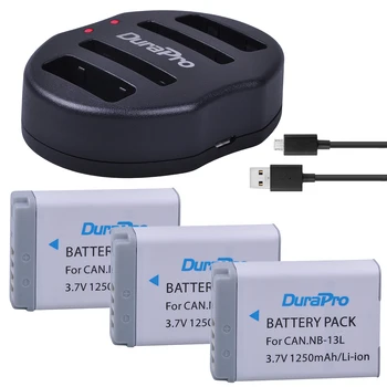 

3Pcs DuraPro 900mAh NB-11L NB 11L Camera Li-ion Battery + USB Dual Charger For Canon IXUS 125 240HS A3400 A4000 A2300 A2400 Z1