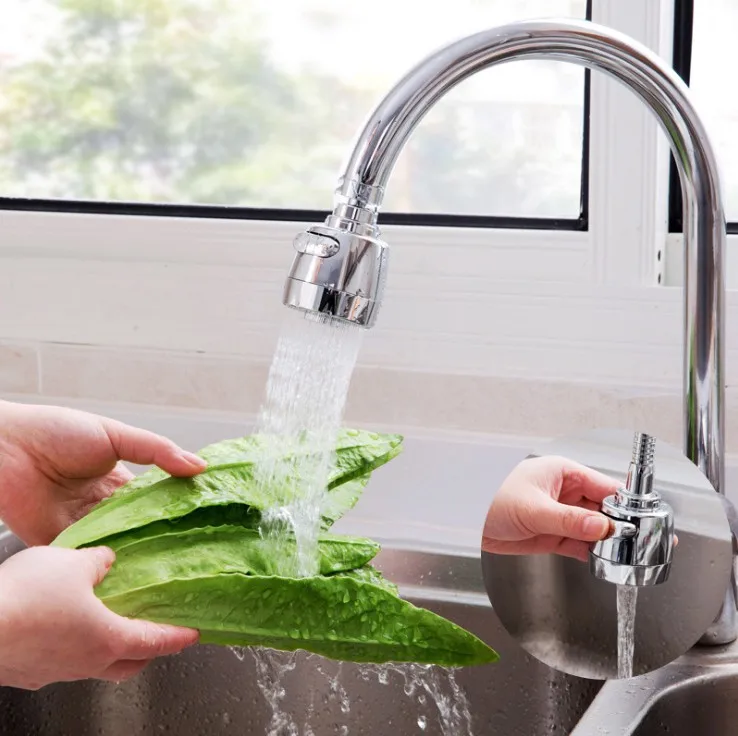 

Faucet Extenders Water Tap Filter Faucet Extender Booster Water Saver 2 Modes 360 Rotating Spray Head