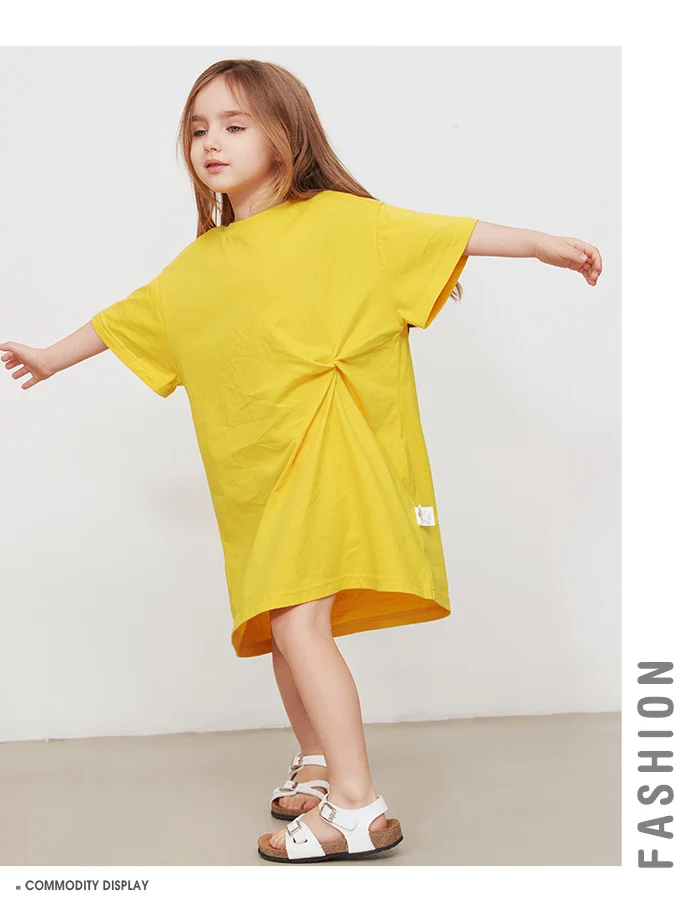 BalabalaBaby/хлопковое мини-платье для девочек; Новинка г.; летняя детская одежда; длинные платья с круглым вырезом для девочек и родителей
